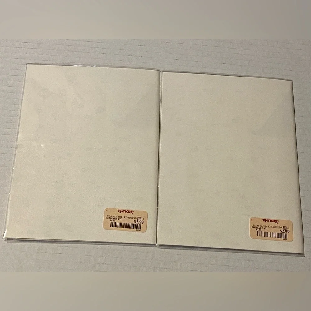 2 Rae Dunn 'Best Day Ever' blank Celebration Cards